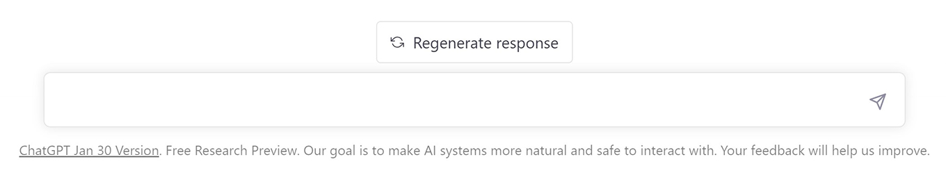 regenerate response button in chatgpt